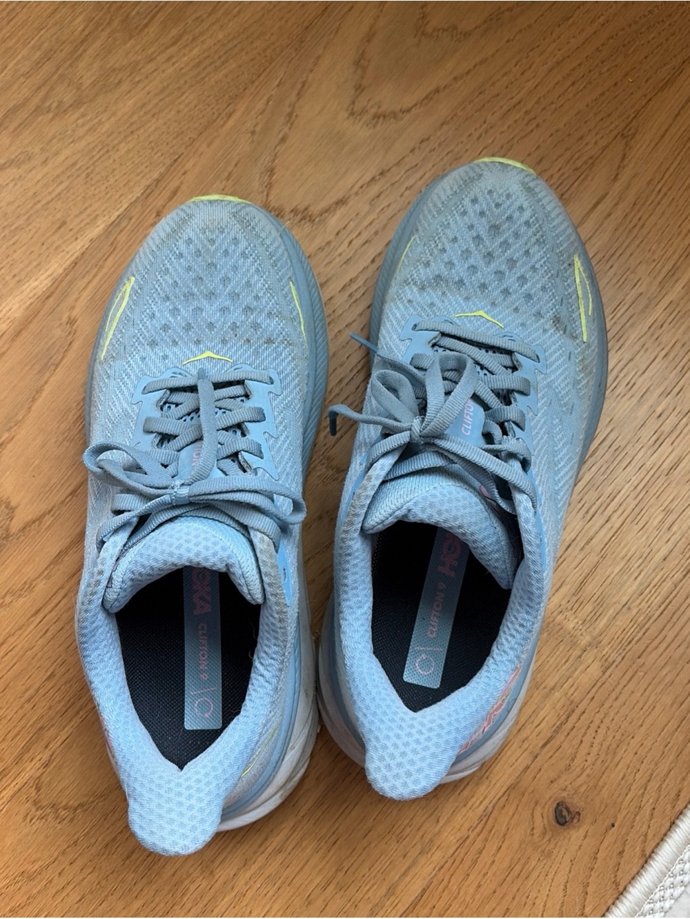 Hoka Light Blue Women's Running Shoes - Comfortable Everyday Trainer